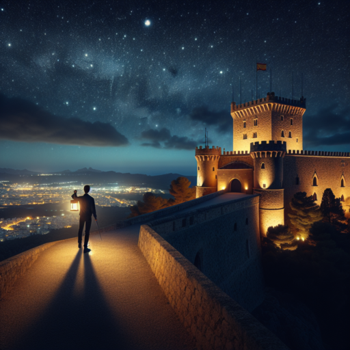 El guardián del Castillo de Bellver en Mallorca España