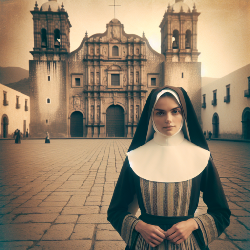 La monja del Antiguo Convento de Santa Mónica en Puebla México
