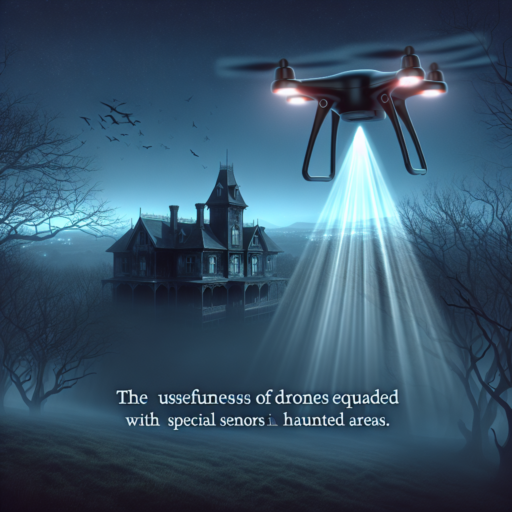 La utilidad de los drones equipados con sensores especiales en zonas embrujadas